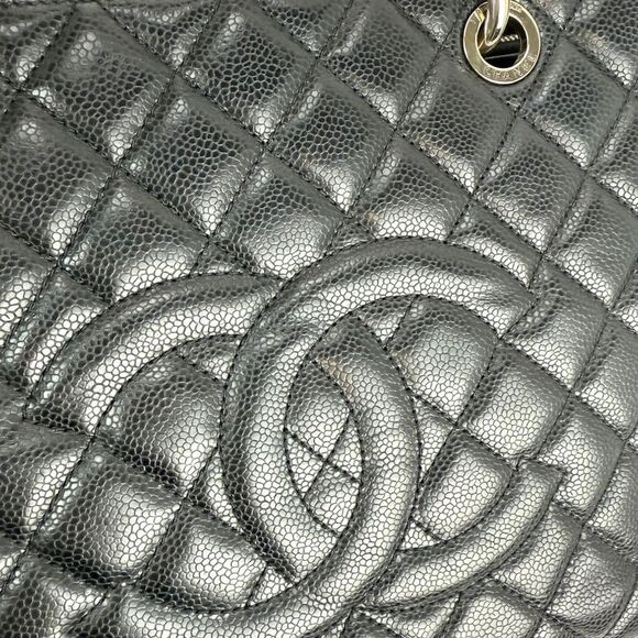 Chanel Caviar Quilted Black Grand Shopping GST Tote Bag - Picture 6 of 8